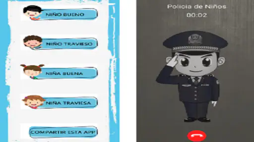 Policia de niños llamada screenshot