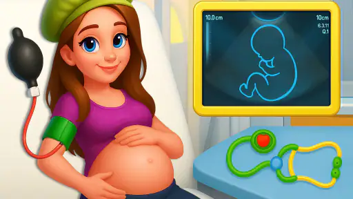 Pregnant Mommy Care Games screenshot