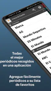 Prensa de España screenshot