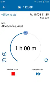 PRESTOPARKING app zona azul screenshot