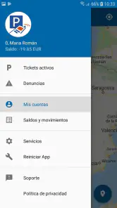 PRESTOPARKING app zona azul screenshot