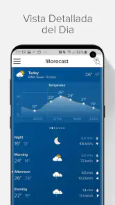 Previsión del tiempo: Morecast screenshot