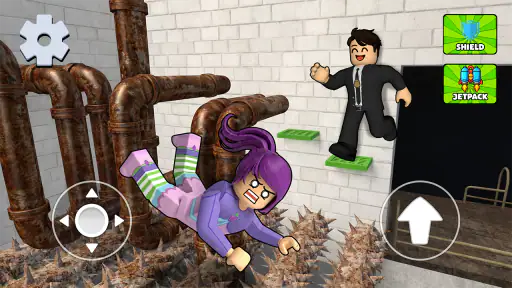 Prison Parkour: Worm Race screenshot