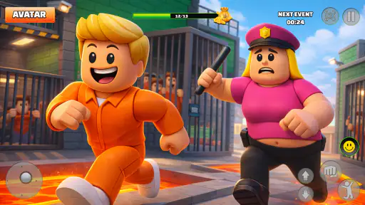 Prison Runner: Obby Game 3d screenshot