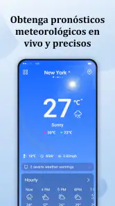 Pronóstico diario screenshot