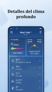 Pronóstico diario screenshot