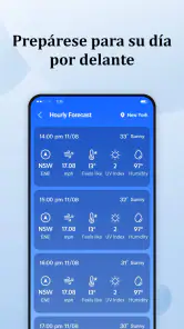 Pronóstico diario screenshot