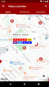 Próximo bus Barcelona screenshot