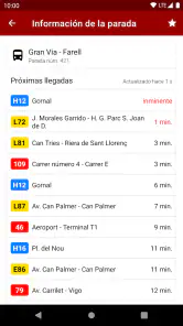 Próximo bus Barcelona screenshot