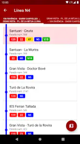 Próximo bus Barcelona screenshot