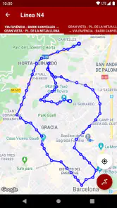 Próximo bus Barcelona screenshot