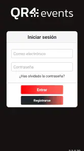 QR4events screenshot