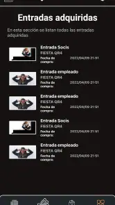 QR4events screenshot