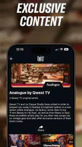 Qwest TV+ screenshot