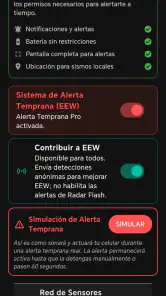Radar Earth Terremoto screenshot