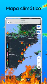 Radar meteorológico en vivo screenshot