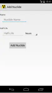 Radioactive Decay Calculator screenshot