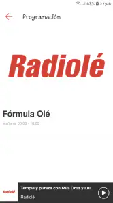 Radiolé screenshot