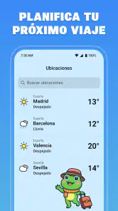 Rana del Tiempo: Clima en Vivo screenshot