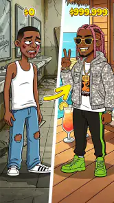 Rapstar: Idle Clicker de éxito screenshot