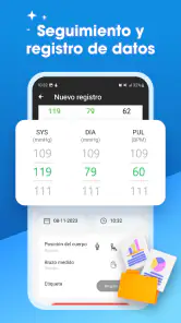 Rastreador de presión arterial screenshot