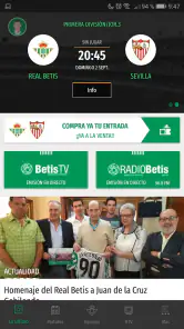 Real Betis Balompié screenshot