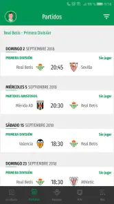 Real Betis Balompié screenshot
