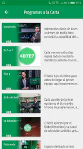 Real Betis Balompié screenshot
