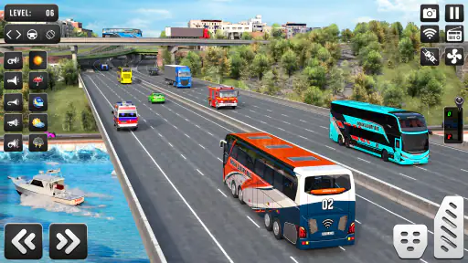 Real Bus Driving Games Sim 3D screenshot
