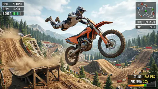 Real Extreme Bike Racing Game screenshot