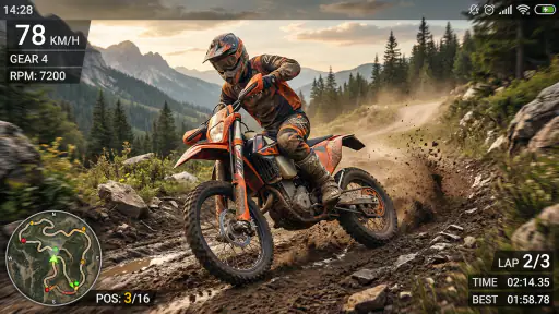 Real Extreme Bike Racing Game screenshot