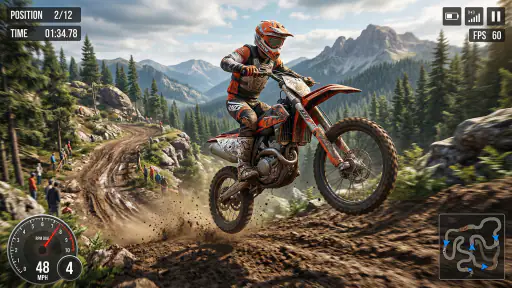 Real Extreme Bike Racing Game screenshot