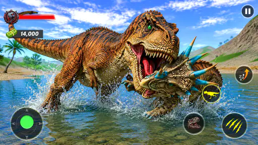 Real Jurassic Dino Revolt Game screenshot