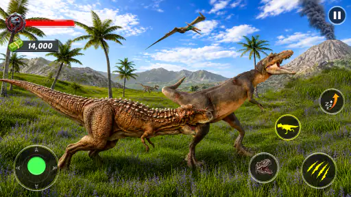 Real Jurassic Dino Revolt Game screenshot