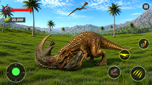 Real Jurassic Dino Revolt Game screenshot