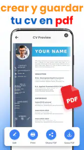 reanudar pdf - CV fabricante screenshot