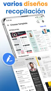 reanudar pdf - CV fabricante screenshot