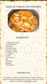 Recetas de Cocina Española screenshot