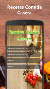 Recetas de comida casera fácil screenshot