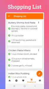 Recetas del libro de cocina screenshot