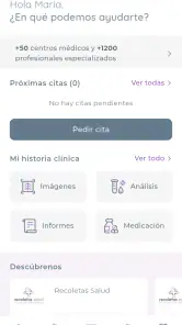 Recoletas Salud screenshot