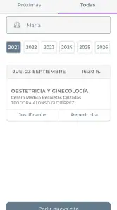 Recoletas Salud screenshot