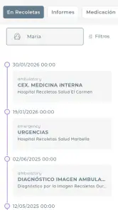 Recoletas Salud screenshot