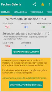 Recuperar galería ordenación screenshot