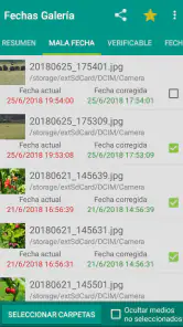 Recuperar galería ordenación screenshot