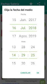 Recuperar galería ordenación screenshot