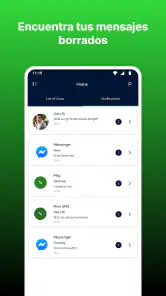 Recuperar Mensajes Borrados screenshot