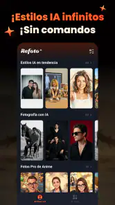 Refoto: Estudio de Fotos IA screenshot
