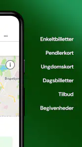 Rejsebillet screenshot