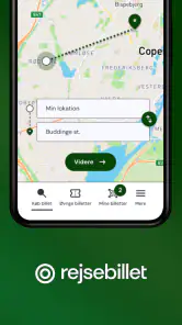 Rejsebillet screenshot